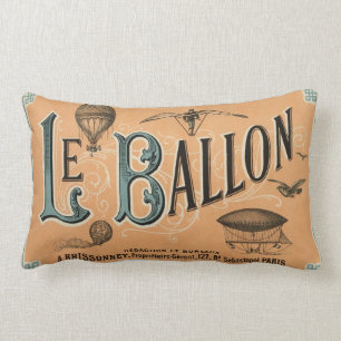 Almofada Lombar Le Ballon - jornal aeronáutico francês 1883