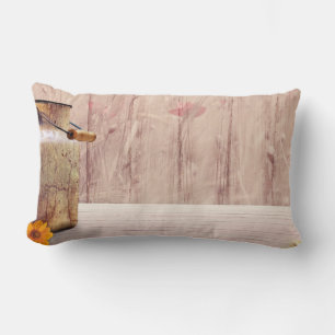 Almofada Lombar Leite Russo Conserta Estilo de Madeira