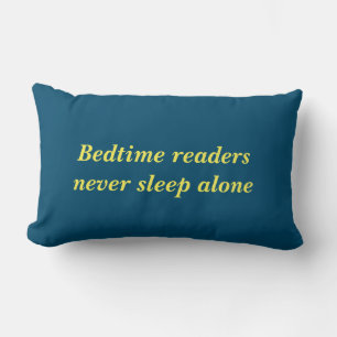 Almofada Lombar Leitura Bonito de azul e amarelo no oceano