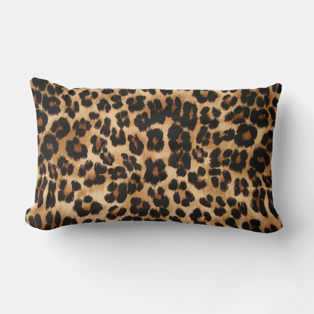 Almofada Lombar Leopardo do travesseiro decorativo (Frente)