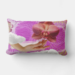 Almofada Lombar Lesbian Pride Pink Orchid Sexy Subtle Sapphic WLW