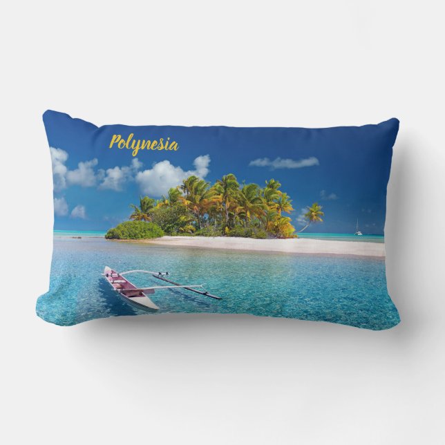 Almofada Lombar Linda Polinésia (Frente)