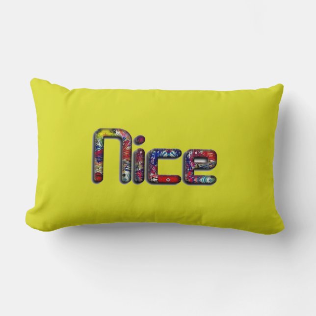 Almofada Lombar Lindas ideias de decoração de casa (Frente)