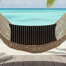 Listras de Verão Preto e Branco ao Ar Livre