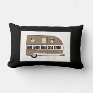 Almofada Lombar "Live, Laugh, Love and Camp"