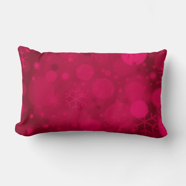 Almofada Lombar Livro de Natal, Rasp.Pink-Lumbar Travesseiro decor (Frente)