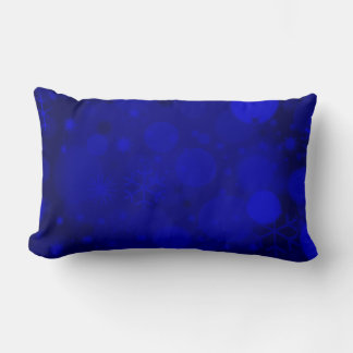 Almofada Lombar Livro de Natal, Travesseiro decorativo lombar azul