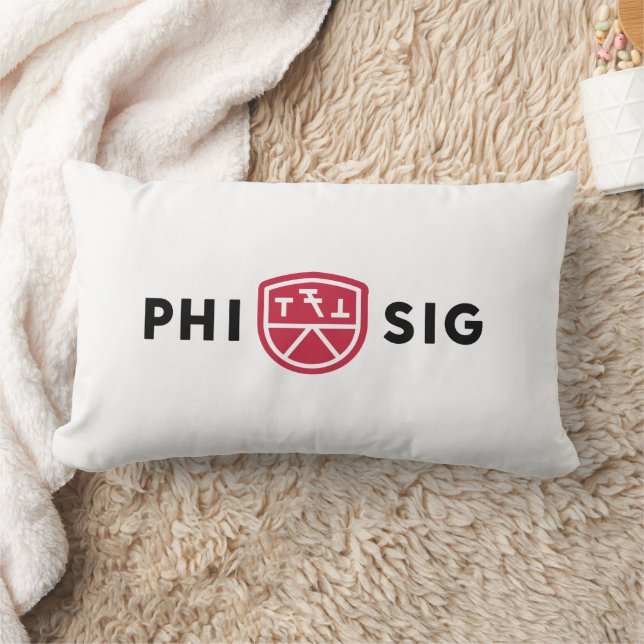 Almofada Lombar Logotipo da Phi Sigma Kappa (Cobertor)