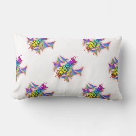 ALMOFADA LOMBAR LOGÓTIPO GRÁFICO INCRÍVEL