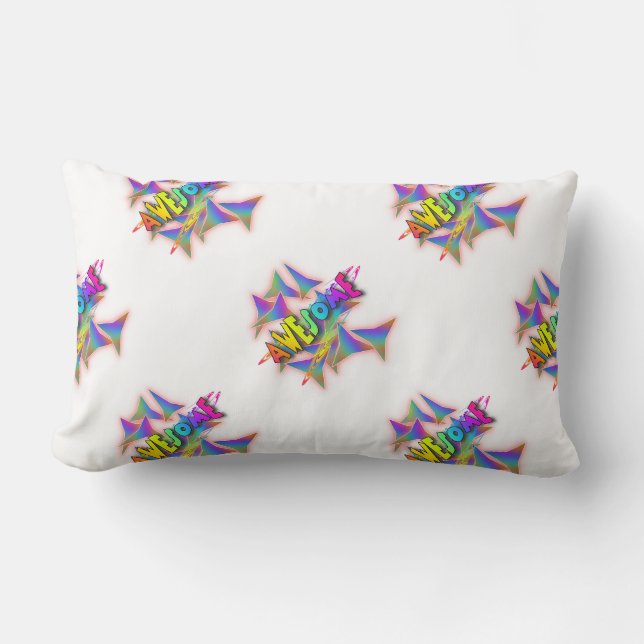 ALMOFADA LOMBAR LOGÓTIPO GRÁFICO INCRÍVEL (Frente)