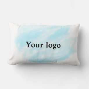 Almofada Lombar Logotipo personalizado simples e elegante aqui era