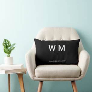 Almofada Lombar Logotipo preto Empresa empresarial