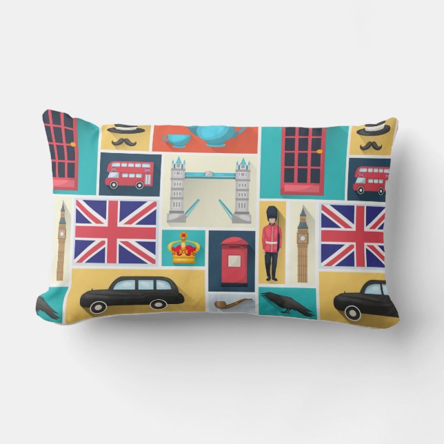 Almofada Lombar London Themed (Frente)