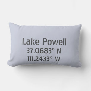 Almofada Lombar Longitude do Latitude do Lago Powell