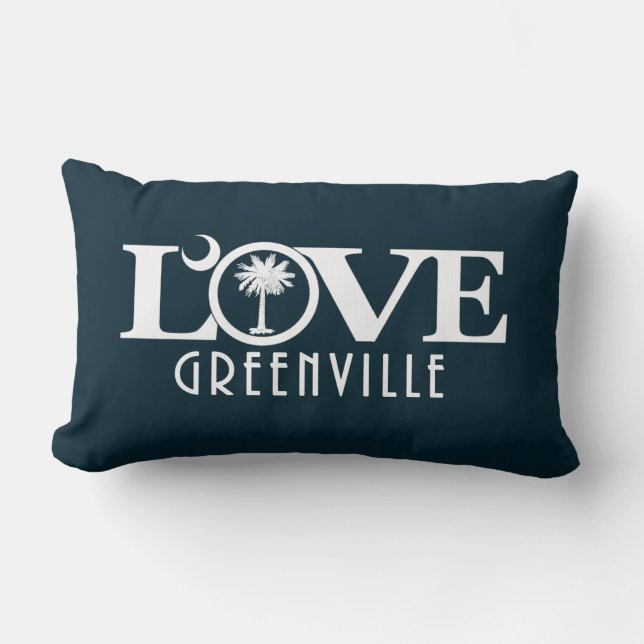 Almofada Lombar LOVE Greenville Carolina do Sul (Frente)