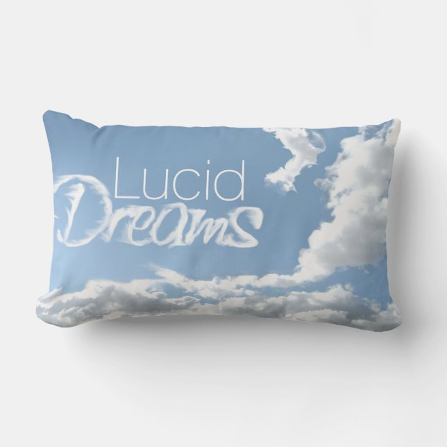 Almofada Lombar Lucid Dreams Nuvens Travesseiro decorativo lombar (Frente)