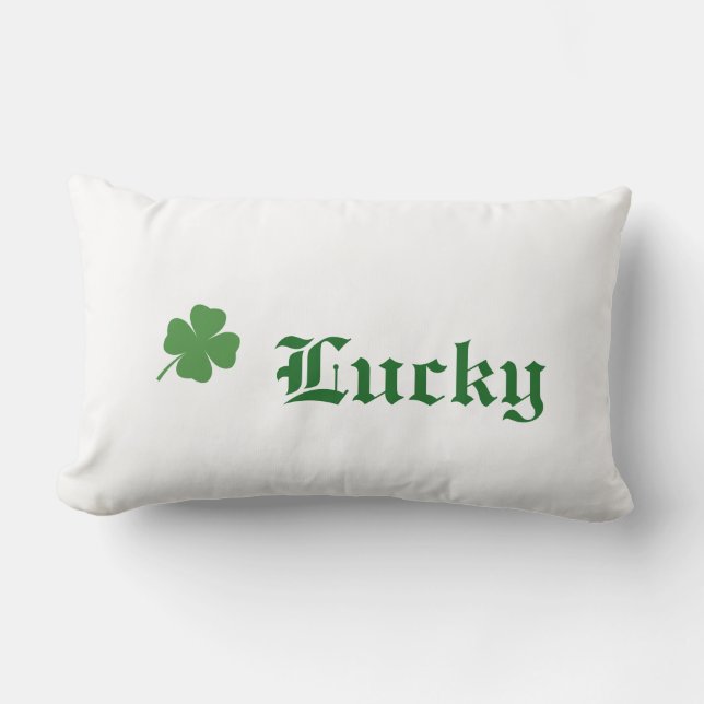 Almofada Lombar Lucky in Love Irish Travesseiro 1 (Frente)