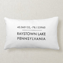 Almofada Lombar Lugar do lago Raystown