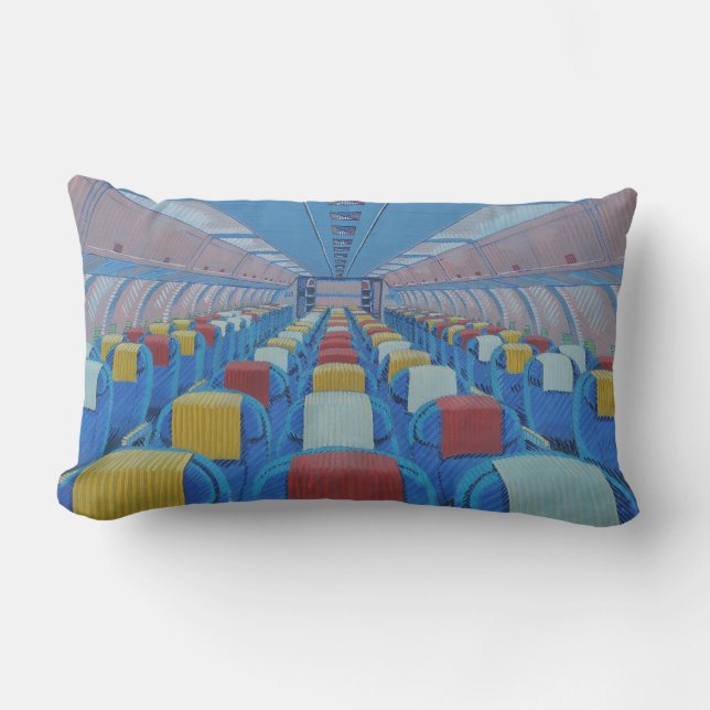 Almofada Lombar Lugares de avião (por Gregorio Undurraga) (Frente)