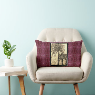 Almofada Lombar Lumbar Pillow - Palm Tree Sepia