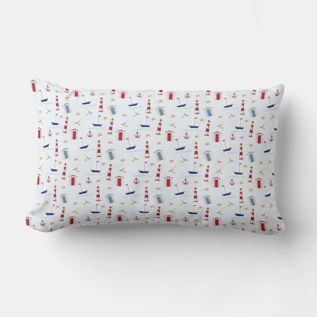 Almofada Lombar Lumber Cushion - Farol Náutico (Frente)