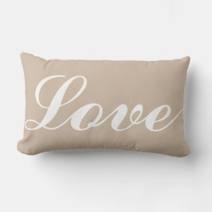 Almofada Lombar Lumber Cushion - Love (bege)