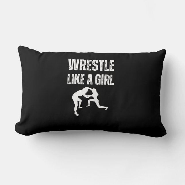 Almofada Lombar Lutar Como Uma Rapariga, Lutar Como Uma Rapariga (Frente)