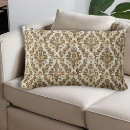 Almofada Lombar Luxurioso Elegante Ivory Damask