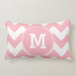 Almofada Lombar Luz Monogrammed - teste padrão de ziguezague