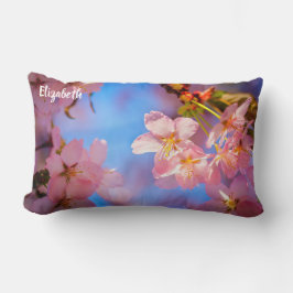 Almofada Lombar Luz Solar Sobre Flores Sakura