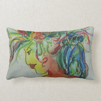 Almofada Lombar Macaco com travesseiro da mulher