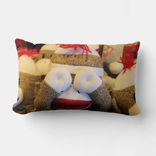 Almofada Lombar Macaco Peek-a-boo Sock (Frente)