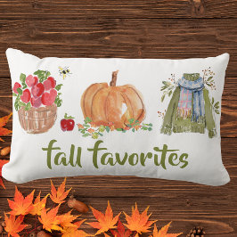 Almofada Lombar Maçãs Favoritas, Abóbora, Suéter