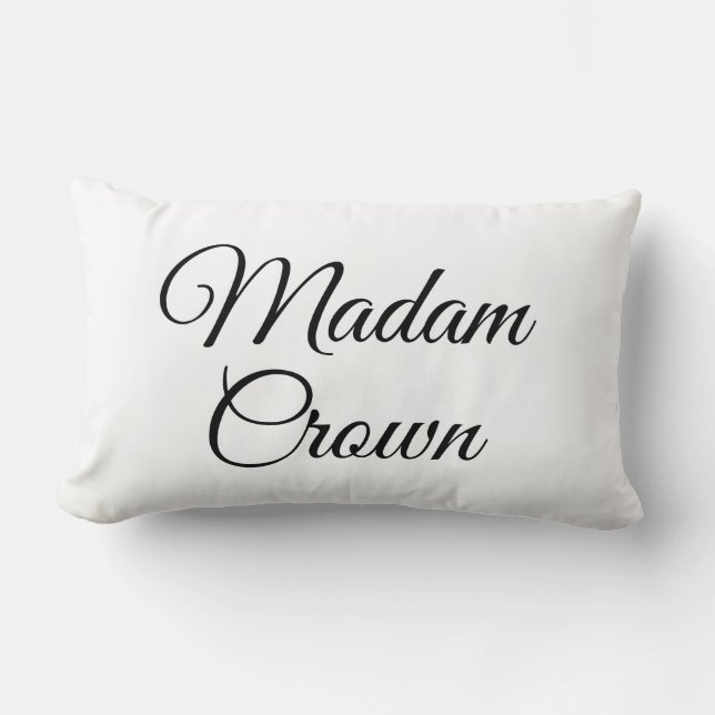 Almofada Lombar Madame Crown (Frente)