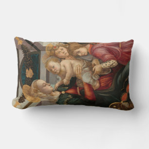 Almofada Lombar Madonna & Child, Sandro Botticelli Fine Art