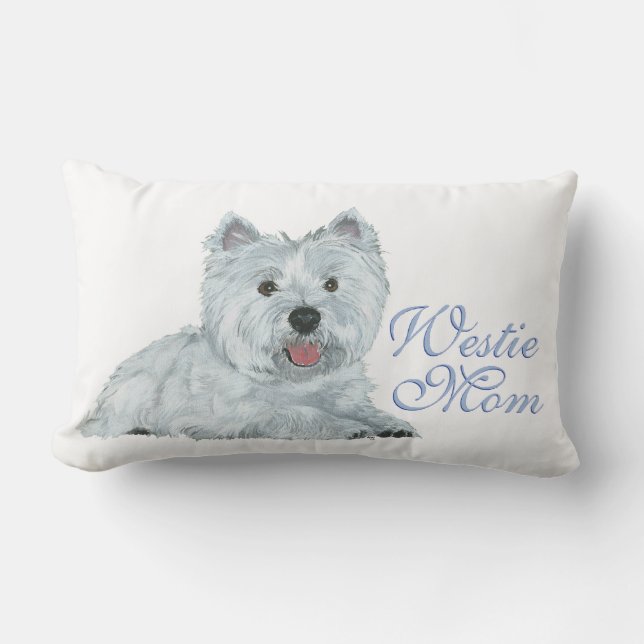 Almofada Lombar Mãe Westie (Frente)