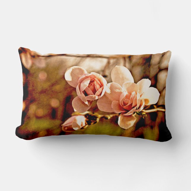 Almofada Lombar Magnolia a Mente a Rosa (Frente)