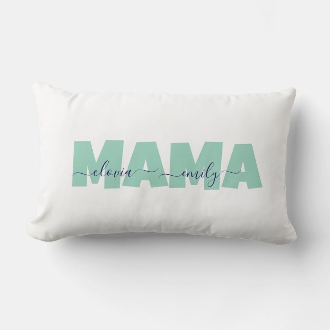 Almofada Lombar Mama Customized children name (Frente)