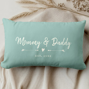 Almofada Lombar Mamãe Moderna Personalizada e Pai Novos Pais Dusty