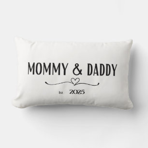 Almofada Lombar Mamães e Pais personalizados Travesseiro do ano