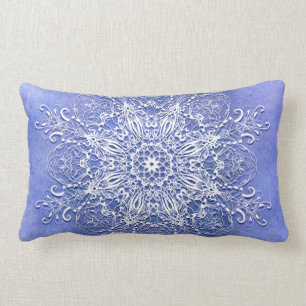 Almofada Lombar mandala floral étnica no fundo do grunge