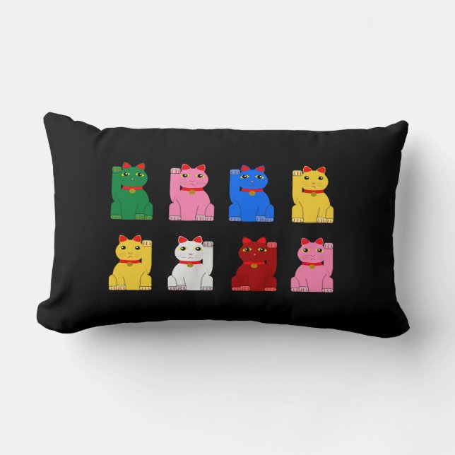 Almofada Lombar maneki neko (Frente)
