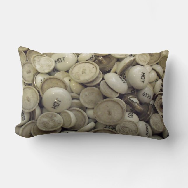 Almofada Lombar Manípulos de porcelana a quente e a frio (Frente)