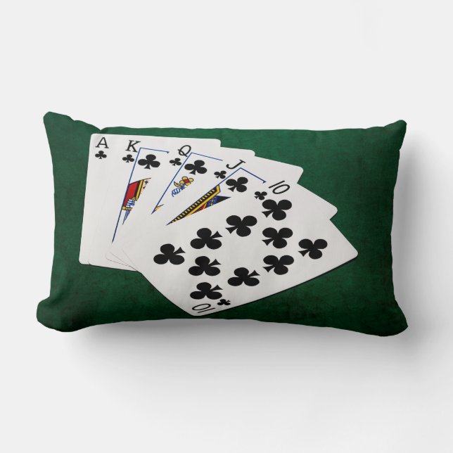 Almofada Lombar Mãos-Poker - Royal Flush - Acessórios para Pistas (Frente)