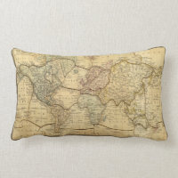 Mapa do mundo na projeção de Mercators