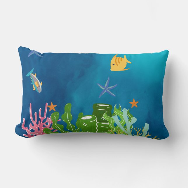 Almofada Lombar mar (Frente)