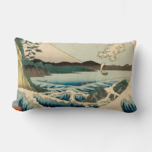 Almofada Lombar Mar Japonês de Satta Hiroshige Art
