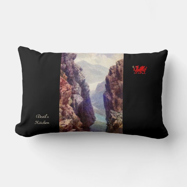 Almofada Lombar Maravilhas do travesseiro de Wales (Frente)