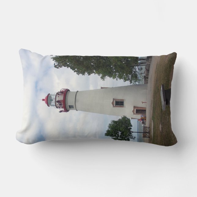 Almofada Lombar Marblehead Lighthouse ver 2 travesseiro lombar (Frente)