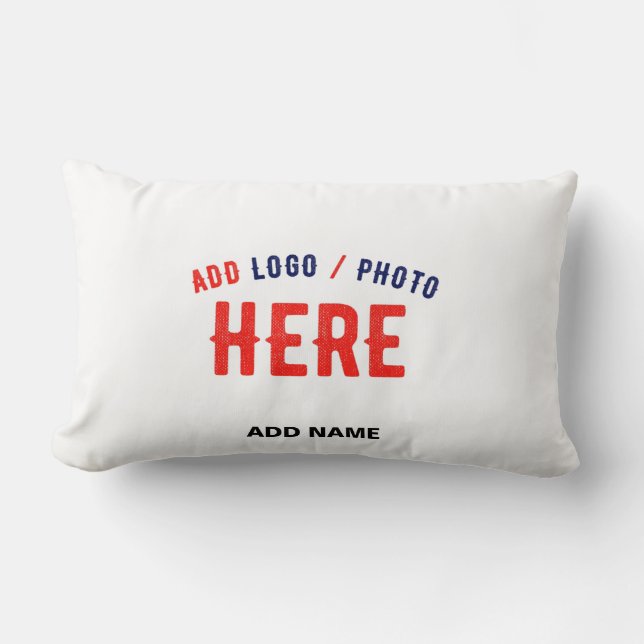 ALMOFADA LOMBAR MARCA VERIFICADA BRANCA PERSONALIZÁVEL MODERNA (Frente)